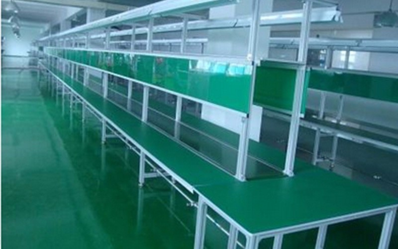 长条工桌台皮带线