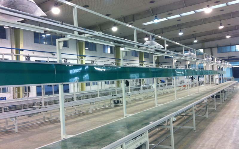 单边灯架皮带线