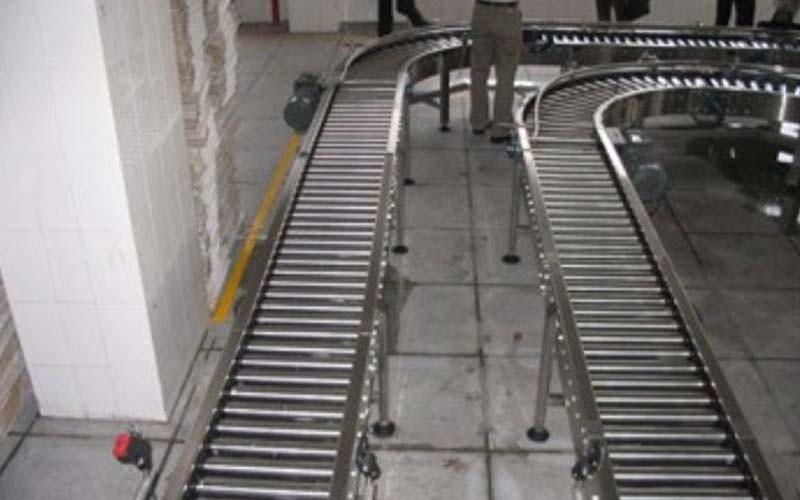 转弯动力滚筒线