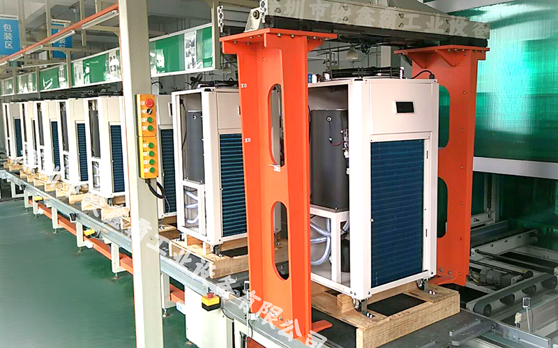 冰水机自动下线夹抱机