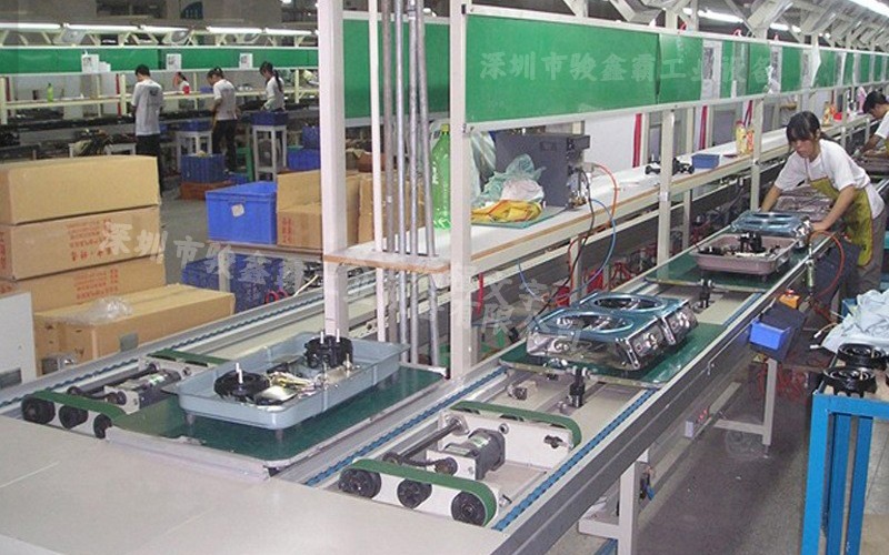 平面循环炉具生产线