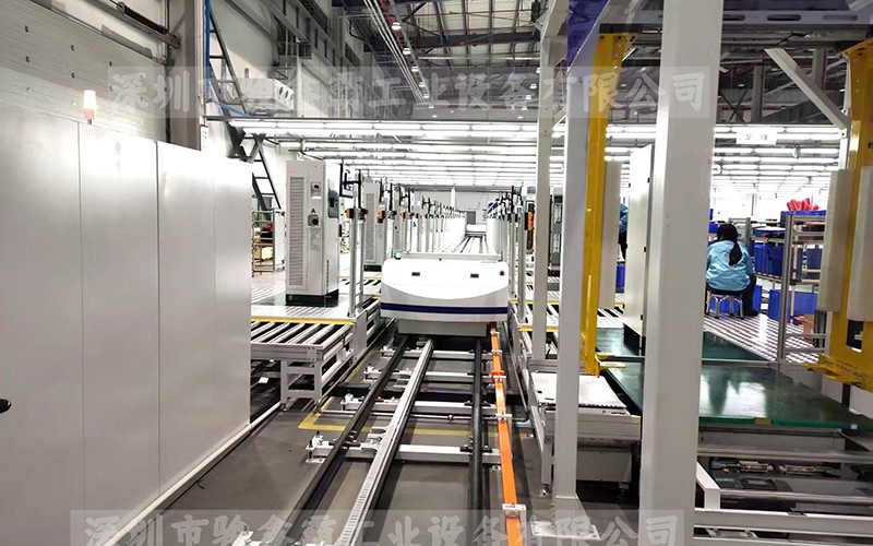 （直流桩）非字型中间RGV小车输送生产线