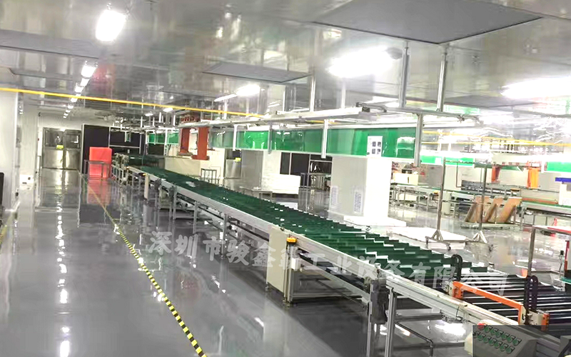 模组组装步进皮带线