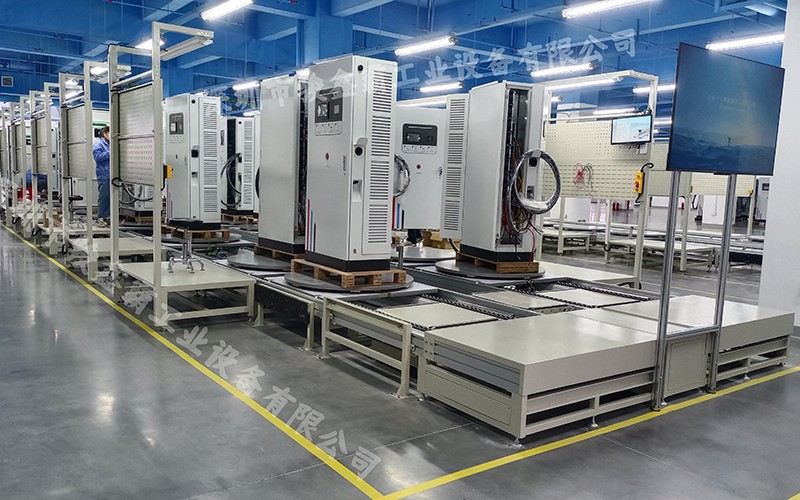 （直流桩）平面循环倍速链生产线